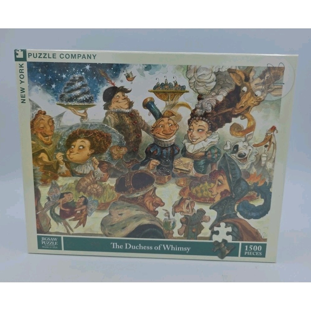 New York Puzzle - Duchess of Whimsy by Peter de‎ Seve 1500pc Puzzle NEW SEALED